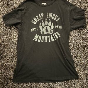 American Eagle Tailgate Great Smoky Mountains Green T-Shirt